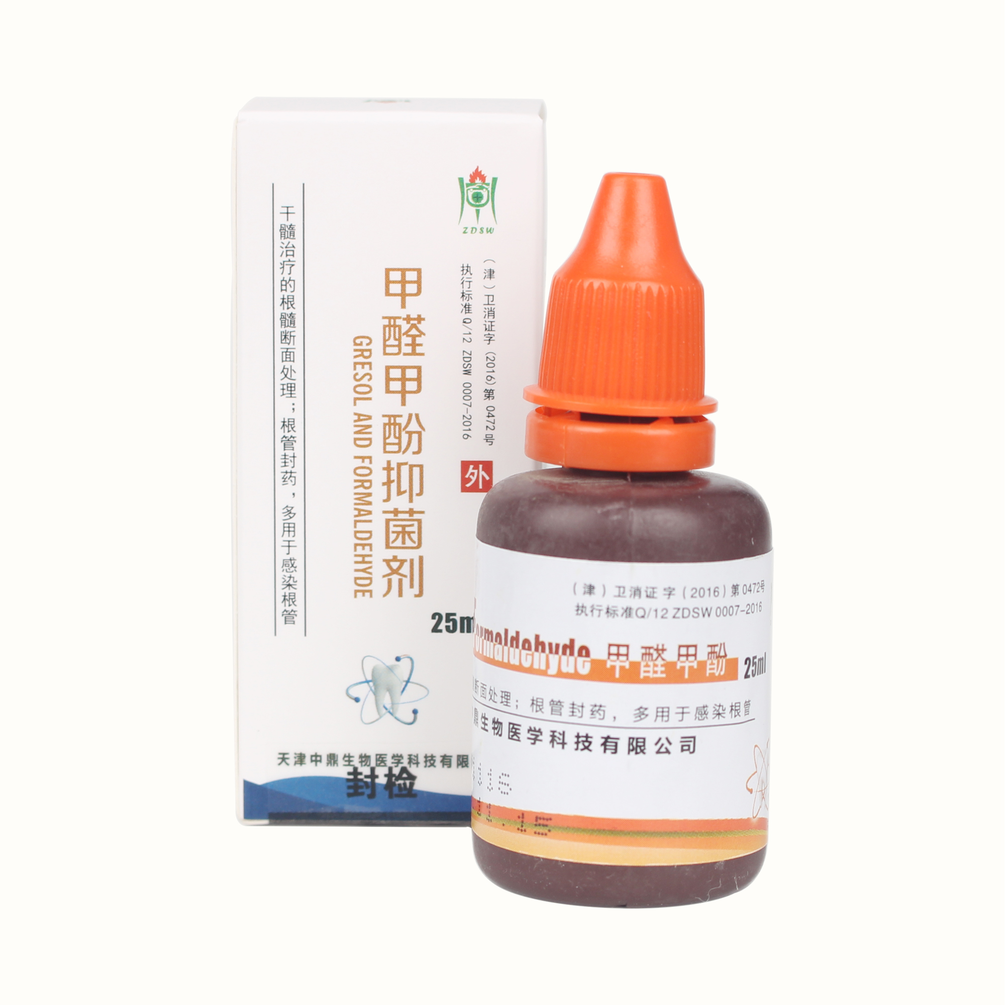 中鼎生物/ZDSW 甲醛甲酚 25ml/瓶